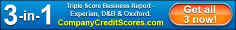 Click here to get your Triple Score Business Report from CompanyCreditScores.com